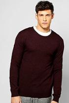Boohoo V-neck Merino Wool Jumper