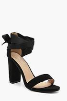 Boohoo Wrap Strap Block Heel 2 Parts