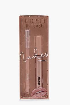 Boohoo Glitter Lip Topper And Liner Kit