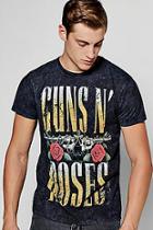 Boohoo Guns N Roses Washed License T Shirt