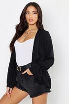 Boohoo Peplum Kimono