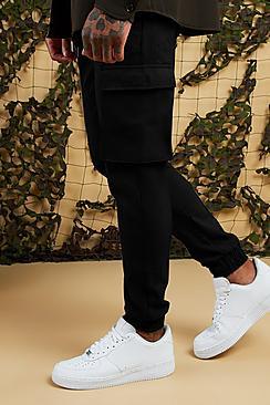 Boohoo Cargo Pants With Cuff