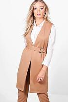 Boohoo Aimee Belted D-ring Sleeveless Duster