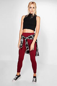 Boohoo Adaira Basic Fleece Lined Highwaist Leggings