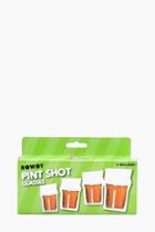 Boohoo 4 Pack Pint Shot Glasses Clear
