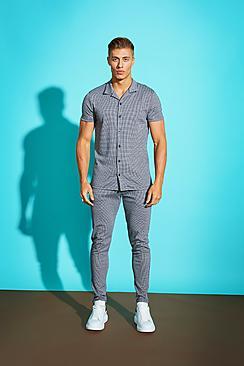 Boohoo Houndstooth Skinny Fit Jogger