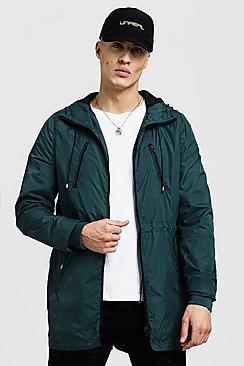 Boohoo Light Weigt Hooded Parka Jacket