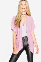 Boohoo Eliza Slinky Kimono Mauve