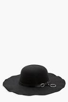 Boohoo Jenny Ring Belt Trim Fedora
