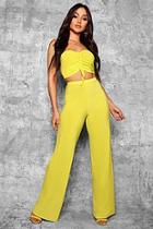Boohoo Millie Slinky Wide Leg Trousers