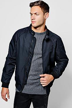 Boohoo Raglan Harrington Jacket