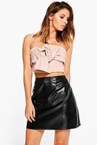 Boohoo Kelly Bow Bandeau Top