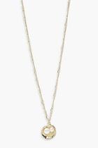 Boohoo Pearl & Shell Charm Necklace