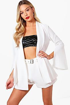 Boohoo Split Sleeve Duster