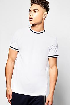 Boohoo T Shirt With Sports Rib