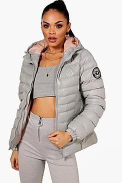 Boohoo Darcie Lightweight Pastel Padded Jacket