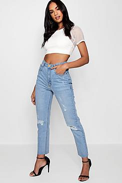 Boohoo High Waist Mom Jeans