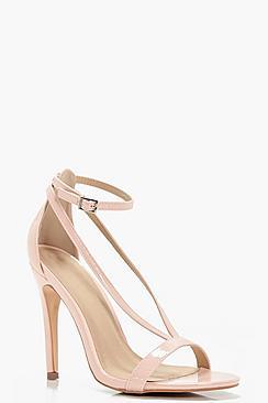 Boohoo Eloise Cross Strap Skinny Heel