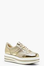 Boohoo Emilia Platform Retro Trainers