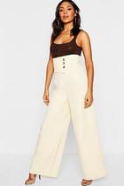 Boohoo Cut Out Detail Wide Leg Pants