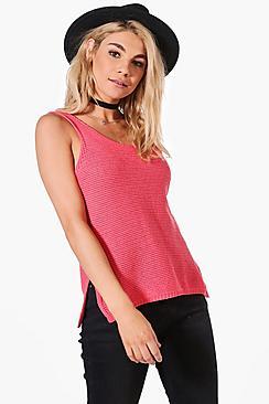 Boohoo Brooke Knitted Top