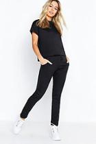 Boohoo Petite Short Sleeve Lounge Set
