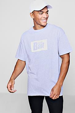 Boohoo Click Bait Oversized Slogan T-shirt