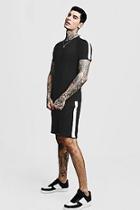 Boohoo T-shirt And Short Set With Side Panels