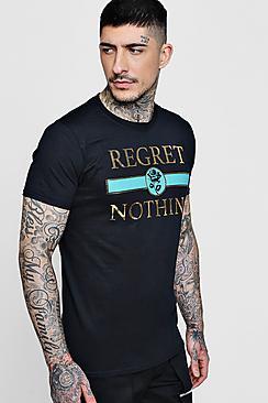Boohoo Regret Nothing Crew Neck T-shirt