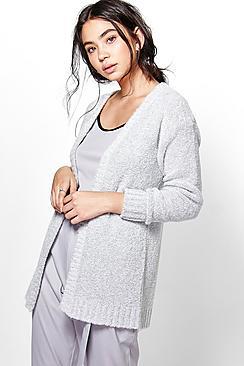Boohoo Maria Boucle Cardigan