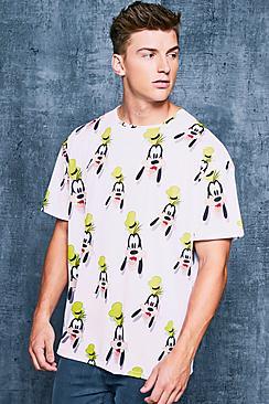 Boohoo Disney Goofy Printed Oversized T-shirt