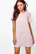 Boohoo Gemma Embellished Sleeve Shift Dress