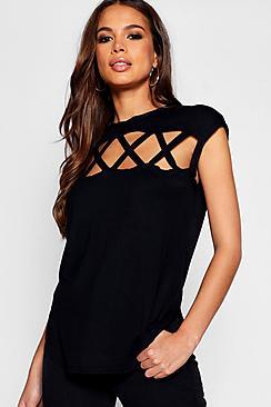 Boohoo Tall Strappy T-shirt