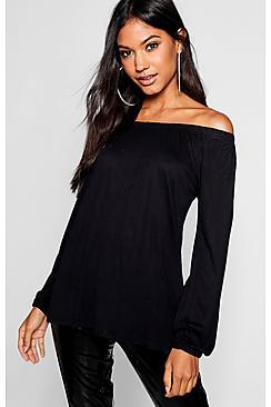 Boohoo Bardot Bag Sleeve Tee