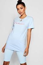 Boohoo Imogen Bright Contrast Woman Signature Tee