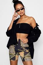 Boohoo Cecilia Chain Print Cycling Shorts