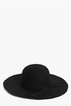 Boohoo Maisy Ribbon Trim Floppy Hat