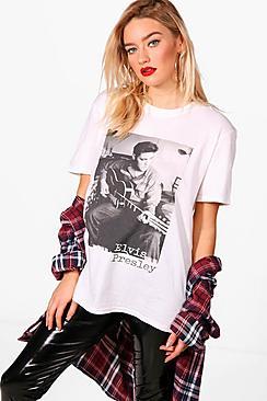 Boohoo Elvis Licensed T-shirt