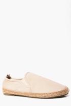 Boohoo Canvas Espadrille Stone