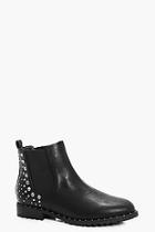 Boohoo Jessica Stud Trim Chelsea Ankle Boot