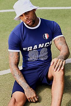 Boohoo France 98 Ringer T-shirt
