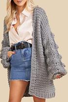 Boohoo Premium Hand Knitted Chunky Cable Knit Cardigan