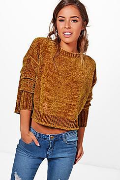 Boohoo Petite Lorna Premium Chenille Jumper