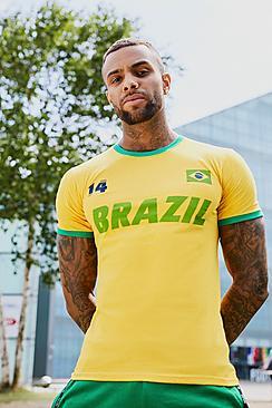 Boohoo Brazil 14 Ringer T-shirt