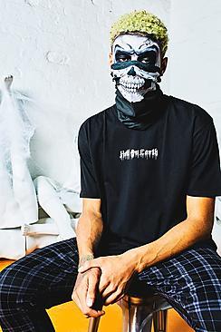 Boohoo Halloween Oversized Hell On Earth Back Print T-shirt
