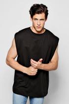 Boohoo Oversized Tank T Shirt Black