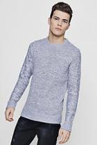 Boohoo Contrast Marl Knitted Crew Neck Jumper