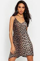 Boohoo Leopard Swing Dress