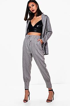 Boohoo Joss Textured Tailored Jogger