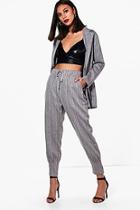 Boohoo Joss Textured Tailored Jogger